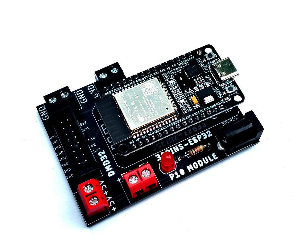 SCOREDUINO-ESP32 Modules For P3, P4, P5 and P10 Indoor RGB LED Matrix Display